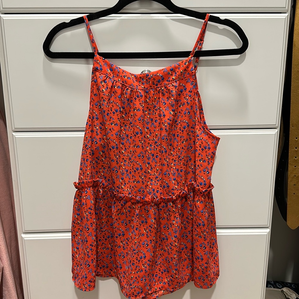 Red floral blouse Sienna Sky (m)